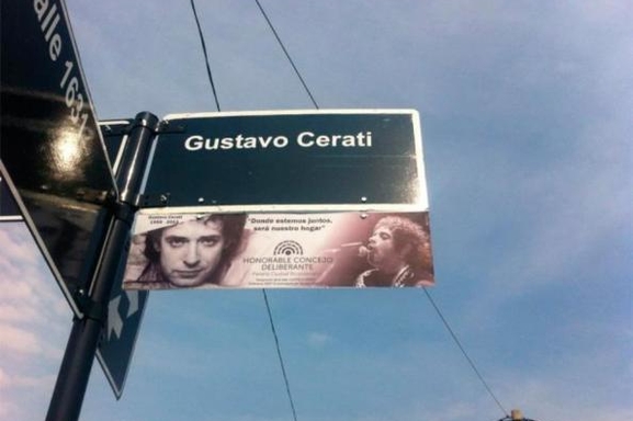 Nombran Gustavo Cerati a una calle en Paraná