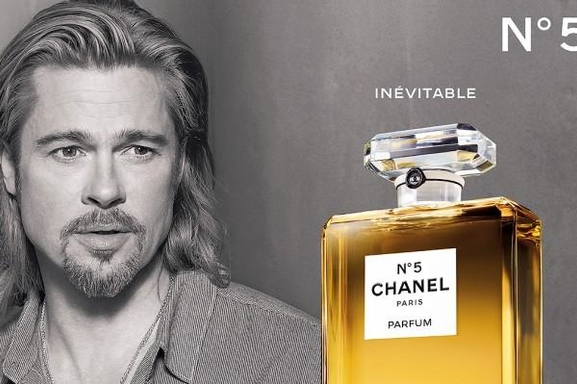 Brad Pitt es la nueva imagen de Chanel N° 5