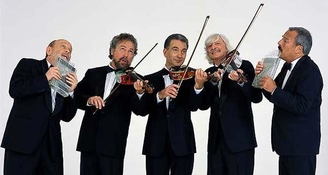 "Les Luthiers" y "Stravaganza Water in Art" presentan su espectáculo