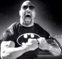 Dwayne Johnson con Batman