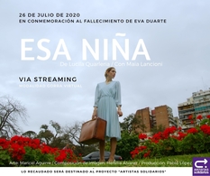 "Esa Niña", teatro solidario por streaming