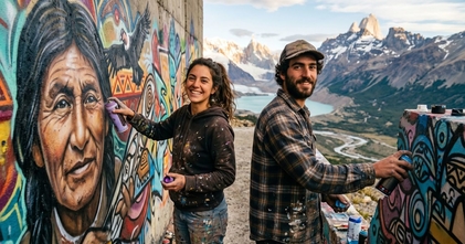 Casting hombres y mujeres entre 20 y 35 años artistas de graffiti