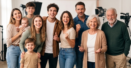 Casting actores, actrices y modelos de 0 a 99 años para publicidad en Argentina