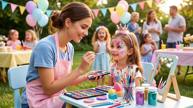 Casting maquilladoras artísticas infantiles para eventos y cumpleaños