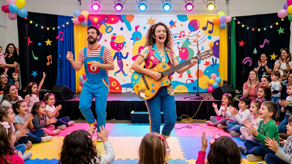 Casting animador o animadora infantil guitarrista para show infantil musical